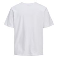 T-Shirt Blanc/Bleu Homme Jack & Jones Larri vue 2
