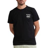 T-shirt Noir Homme Petrol Industries TSR125-9999 pas cher