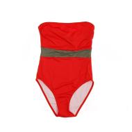 Maillot de Bain 1 pièce Orange Femme Nana Cara Giovani pas cher