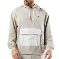 Sweat à Capuche Beige Homme Converse Elevated Seasonal pas cher