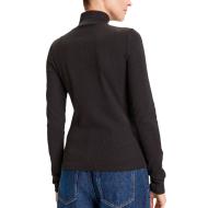 T-Shirt Col Roulé Marron Femme Calvin Klein Jeans Label vue 2