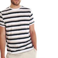 T-shirt Blanc/Noir Homme RMS26 91268 pas cher