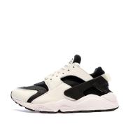 Baskets Blanche/Noir Femme Nike Huarache pas cher