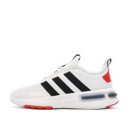 Baskets Blanches/Noires Garçon Adidas Racer pas cher