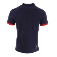 Polo Marine/Blanc Homme Hungaria Pacaya vue 2