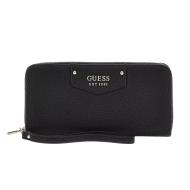 Portefeuille Noir Femme Guess Eco Brenton pas cher