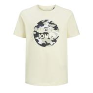 T-shirt Jaune Garçon JACK & JONES 12264215 pas cher