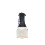 Baskets Noires Femme Converse Chuck Taylor All Star Lugged vue 3