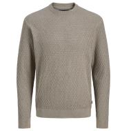 Pull Gris Clair Homme Jack & Jones Reagan pas cher
