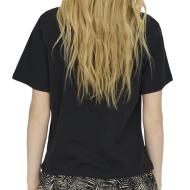 T-Shirt Noir Femme JDY Felisa Towel vue 2