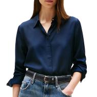Chemise Marine Femme Tommy Hilfiger Soft Viscose pas cher
