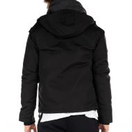 Blouson Noir Homme Superdry Ottoman Arctic vue 2