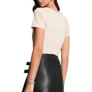 T-Shirt Beige Femme Morgan DBISOU vue 3