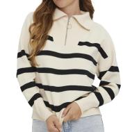 Pull Beige/Noir Femme Vero Moda Saba