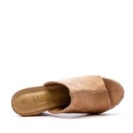Sandales Compensées Camel/Rose Femme Beppi Wedge Slipper vue 4