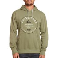 Quiksilver Circletrimhood Men’s Green Sweatshirt