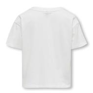T-shirt Blanc/Vert Fille Only Kogmaiken vue 2