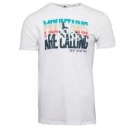 T-shirt Blanc Homme Best Mountain 2001