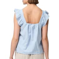 Women's blue tank top Pieces Pia Photo of the Espace des Marques %store% store - view of %key%