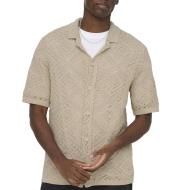 Chemise Crochet Beige Homme Only & Sons Life 5 pas cher
