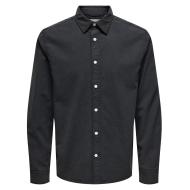 Chemise Noir Homme Only & Sons Sotto vue 2
