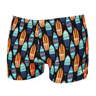 Boxer de bain Noir/Orange/Bleu Homme Sun project 2745 pas cher