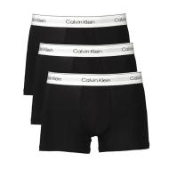 x3 Boxers Noirs Homme Calvin Klein Rise Trunk pas cher
