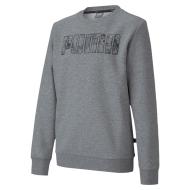 Sweat gris Enfant Puma KA Crew pas cher