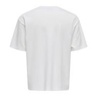 T-shirt Blanc Homme Only & Sons Caspian vue 2