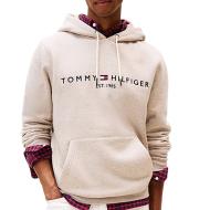 Sweat à Capuche Beige Homme Tommy Hilfiger Logo Hoodies