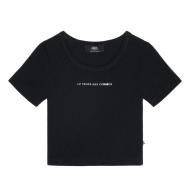 T-Shirt Noir Fille Le Temps Des Cerises Yukongi pas cher