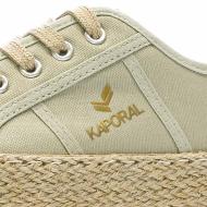 Baskets Verte Femme Kaporal Biorgaty vue 7