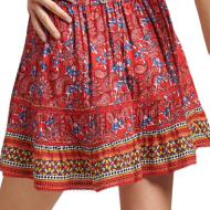 Roter Superdry Vintage-Rock für Damen mit Verzierungen Ansicht 2