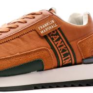 Baskets Marron/Kaki Homme Franklin & Marshall Epsilon Bowl vue 7