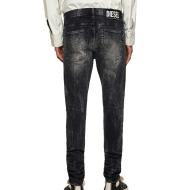 Jean Skinny Gris/Noir Homme DieselDamny vue 2