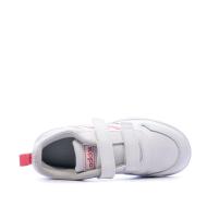 Chaussure de sport Blanche Fille Adidas TENSAUR C vue 4