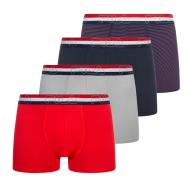 Pack X4 Boxers Rouge/Gris Homme Fila Brief