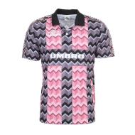 Polo Rose/Gris Homme Umbro Heritage pas cher