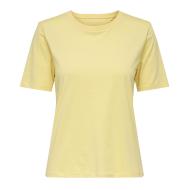 T-Shirt Jaune Femme Only Happy