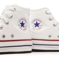 Baskets Blanches Enfant Converse All Star Eva Lift Canvas Platform vue 7
