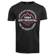 T-shirt Noir Homme Best Mountain 2005