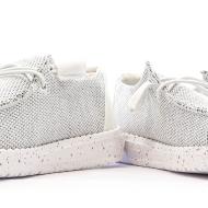 Chaussures Blanches/Grises Femme Hey Dude Wendy Sox vue 7