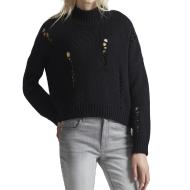 Pull Noir Femme French Connection Jumper pas cher