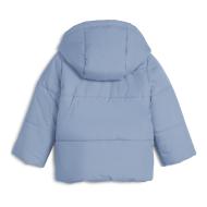 Chaqueta acolchada azul para niña Puma Minicats con capucha ver 2