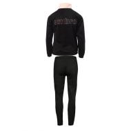 Survêtement Zippée Noire/Rose Fille Umbro Joy vue 2
