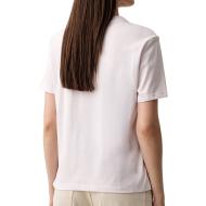 T-Shirt Blanc Femme Calvin Klein Jeans Varsity vue 2