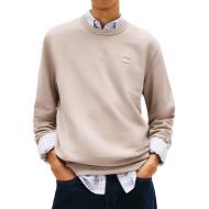 Sweat Beige Homme Tommy Hilfiger Badges
