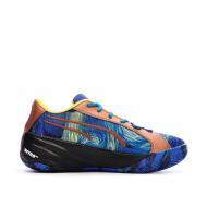 Baskets de basketball Bleu Homme Puma All-pro Nitro vue 2