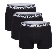 x3 Boxers Noir Homme Project X Paris ITH69 pas cher