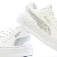 Baskets Blanches/Argent Femme Puma Platform vue 7